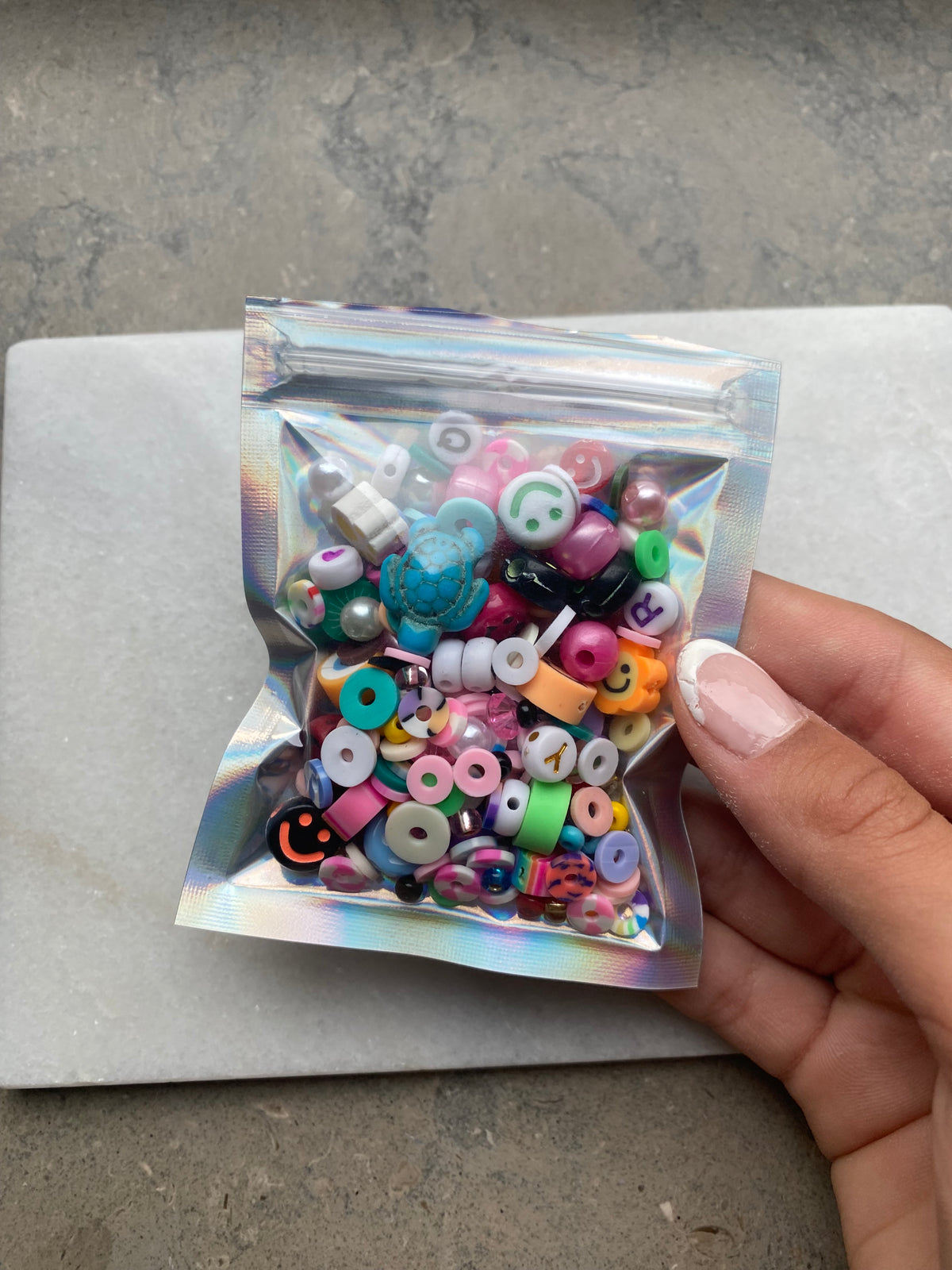 Bead confetti