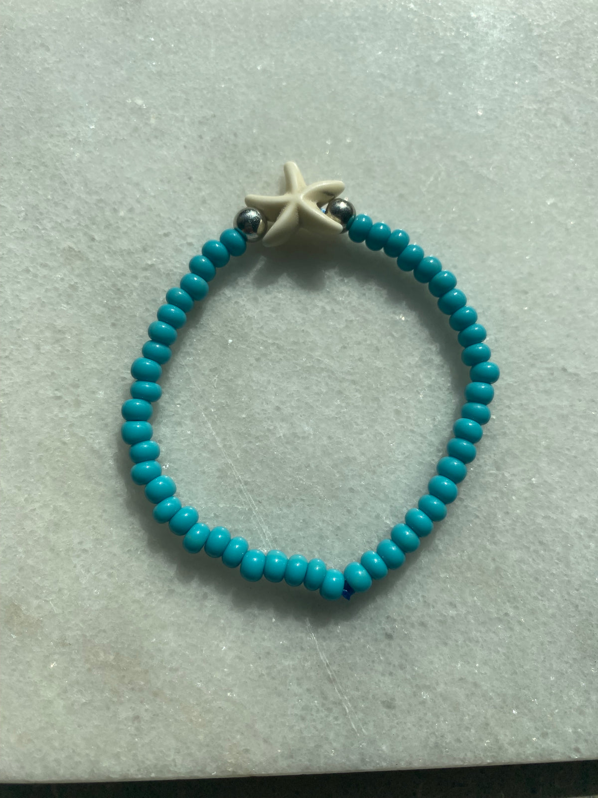 Turquoise seastar bracelet